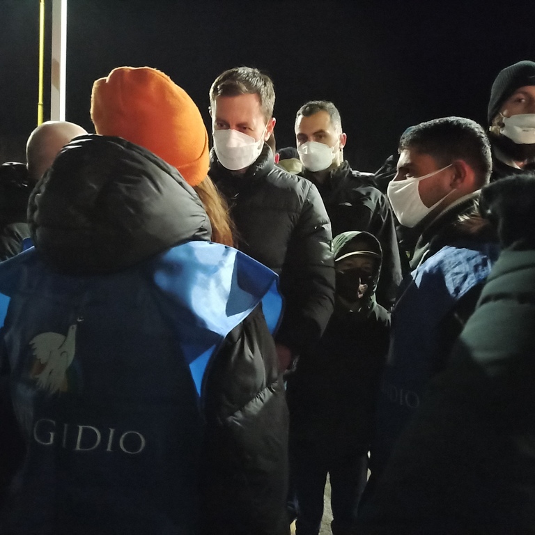 Aan de grens tussen Oekraïne en Slowakije ontvangt en begeleidt Sant'Egidio vluchtelingen die de oorlog ontvluchten